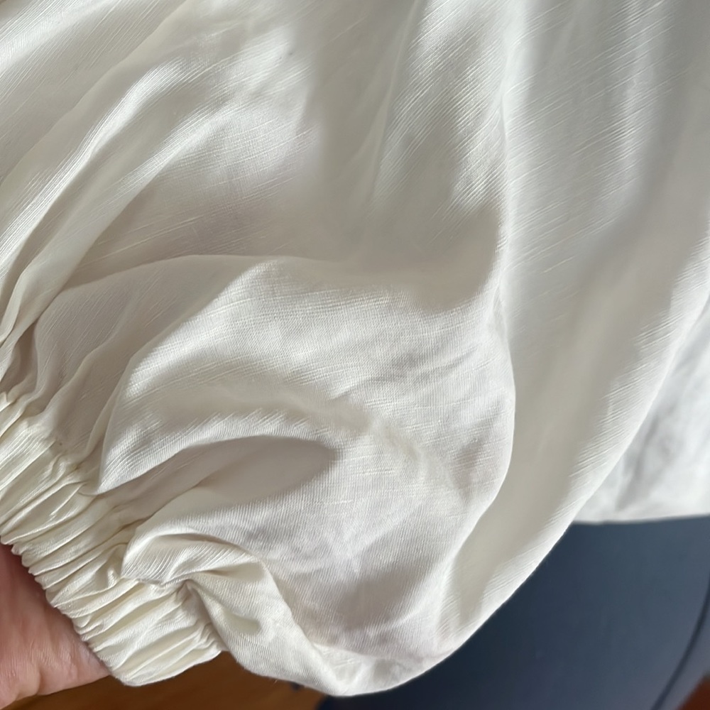 & Other Stories linen bateau crop top - Picture 4 of 5